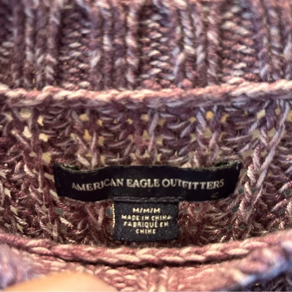 American Eagle | Purple Knit Sweater
